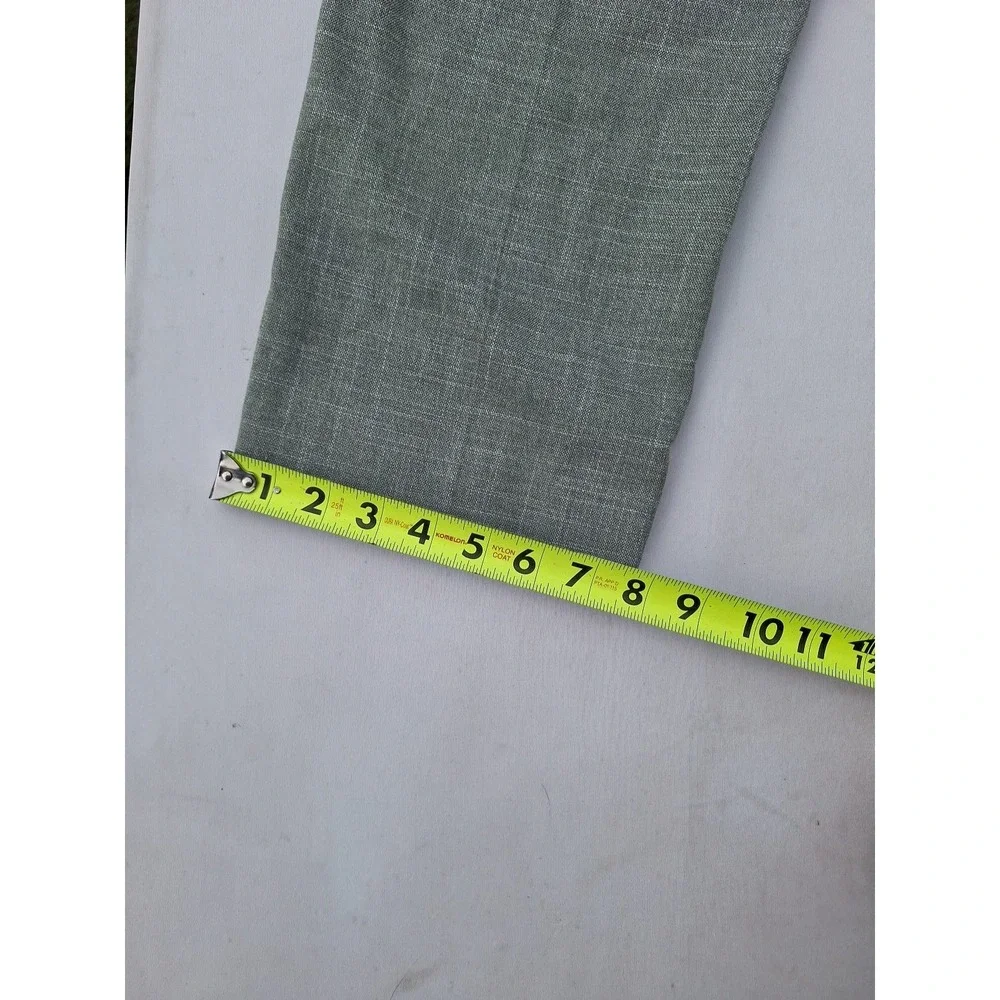 Ralph Lauren Slim Fit Green Gingham Slacks 38x30